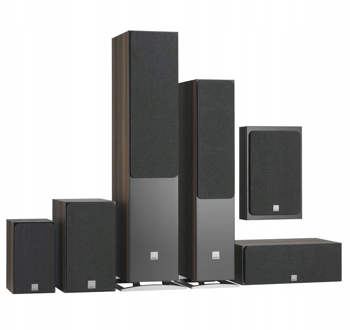 DALI OBERON 5+1+VOKAL DARK WALNUT ZESTAW KINA 5.0
