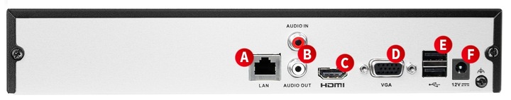 Rejestrator 8 kanałowy IP HiLook by Hikvision NVR-8CH-5MP do 8MPx H.265