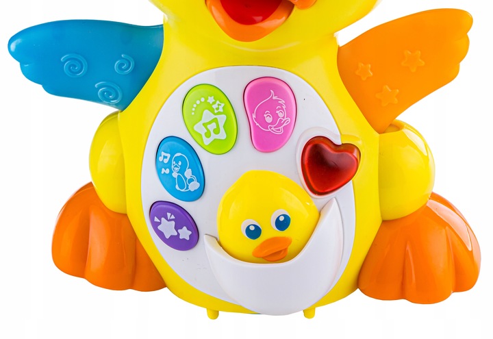 HOLA Interaktywna tańcząca kaczka śpiewa tańczy światło dźwięk