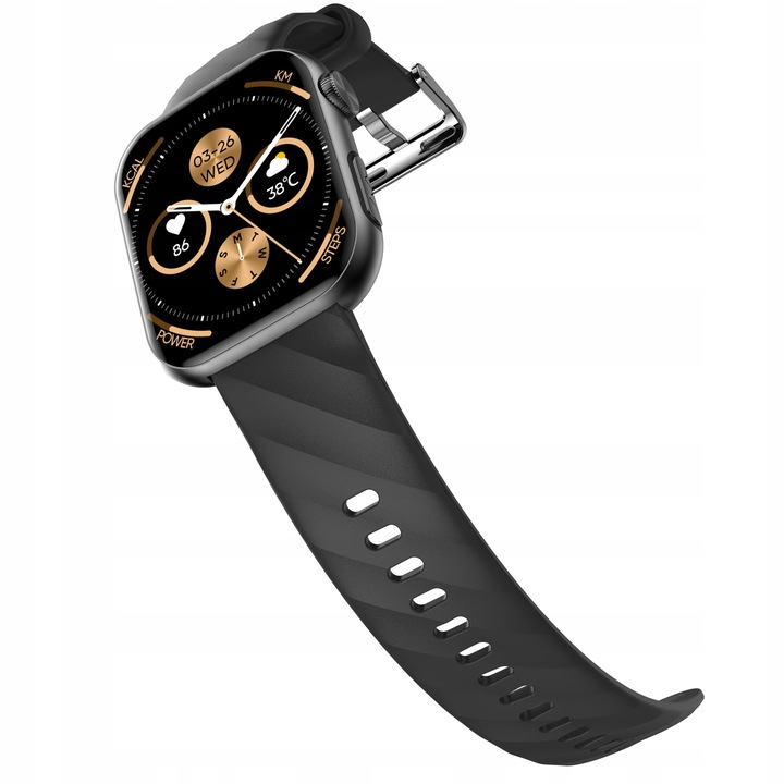 SMARTWATCH Z FUNKCJĄ POMIARU CUKRU GLUKOZA AMOLED MT500 CIŚNIENIE MENU Pl