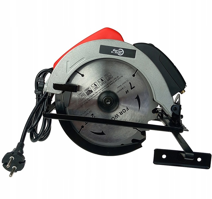 Pilarka Piła tarczowa ręczna do drewna Przecinarka 2700W Laser +