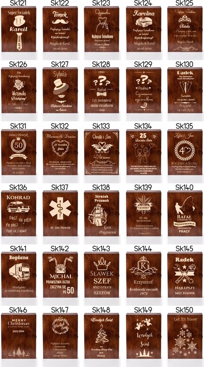 SKRZYNKA KARAFKA SZKLANKI DO WHISKY Z GRAWEREM!