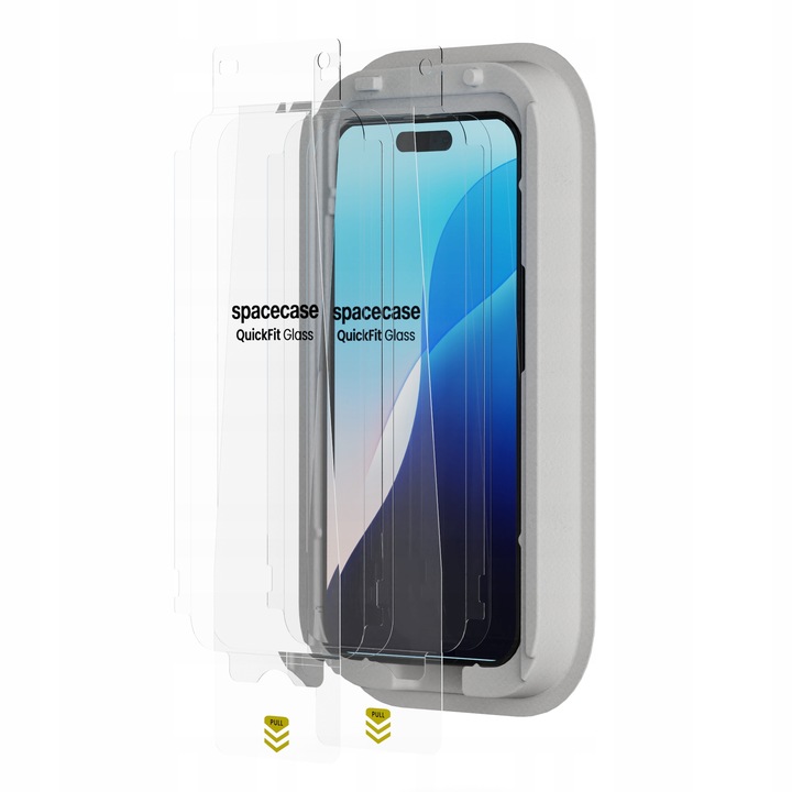SZKŁO HARTOWANE DO IPHONE 16 PRO MAX Z APLIKATOREM QUICKFIT - 2 SZTUKI