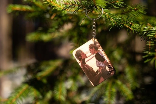 Breloczek do Kluczy Twoje Zdjęcie Zawieszka Imię