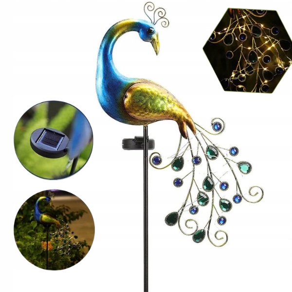 Ogrodowa lampa solarna LED PAW multikolor