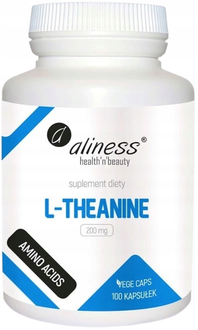 ALINESS L-THEANINE 200mg 100 TEANINA RELAKS SPOKÓJ