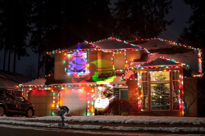 Projektor laserowy Allbag 4,2 W IP65