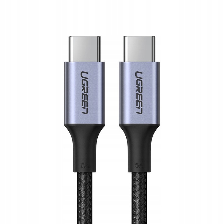 UGREEN MOCNY KABEL PRZEWÓD USB C DO USB-C QC 3.0 PD FCP 100W 5A 480MB/S 3M