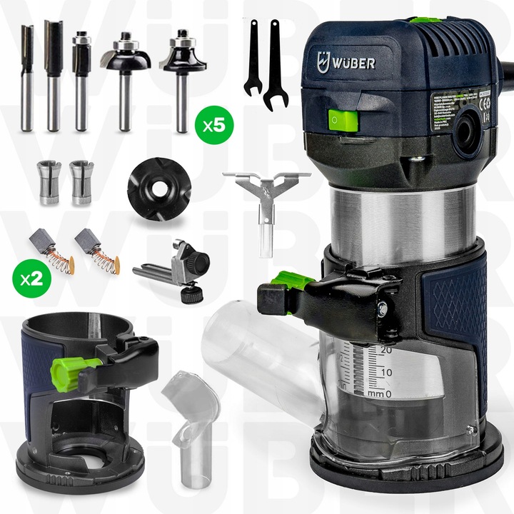 FREZARKA GÓRNOWRZECIONOWA DO DREWNA WYCINARKA Z REGULACJĄ OBROTÓW