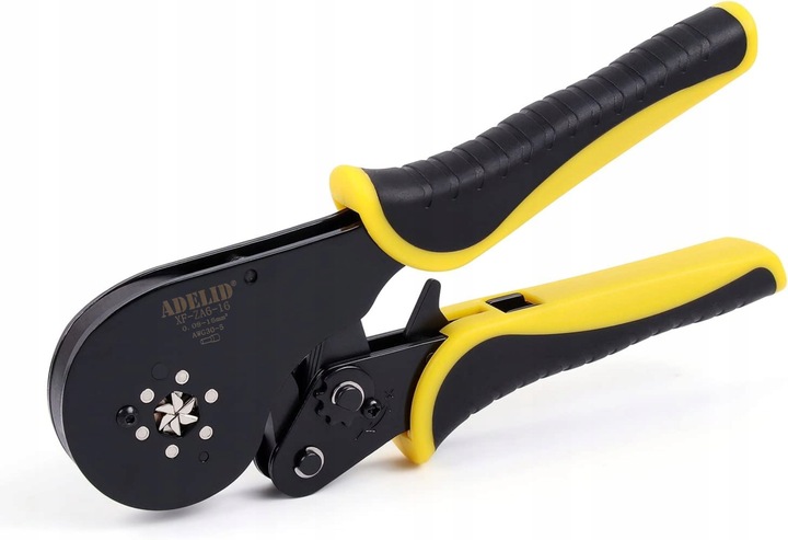 ZACISKARKA PRASKA DO TULEJEK KONEKTORÓW KABLI SZEŚCIOKĄTNA 0,08-16