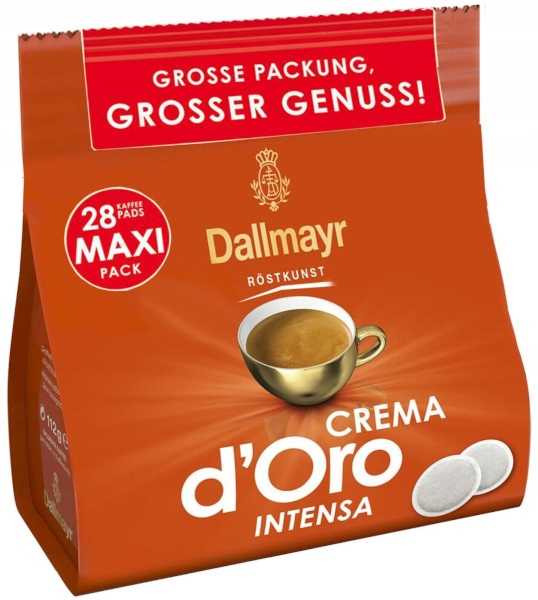 Dallmayr Crema d'Oro Intensa Pads 28szt 196g