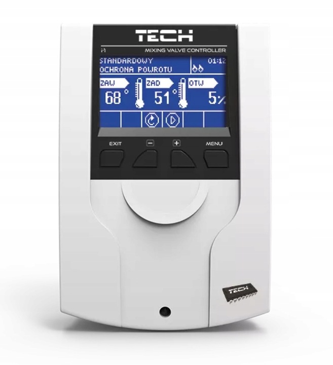 STEROWNIK REGULATOR ZAWORU MIESZAJĄCEGO I POMPY OBIEGOWEJ I-1 ST-431N TECH