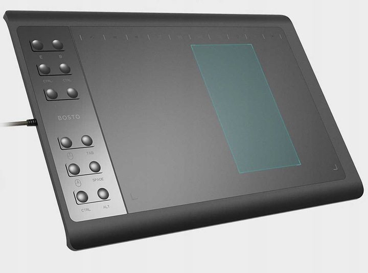 PROFESJONALNY Tablet graficzny z piórem do komputera 8192 BOSTO 1060 PLUS