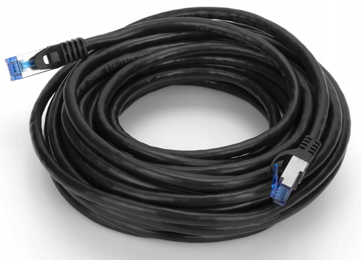 KABEL SIECIOWY LAN S/FTP CAT6a PRZEWÓD ETHERNET ZEWNĘTRZNY SKRĘTKA RJ45 10m