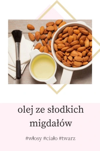 Olej Ze Słodkich Migdałów 1L Migdałowy Dozownik Do Masażu ciało włosy twarz