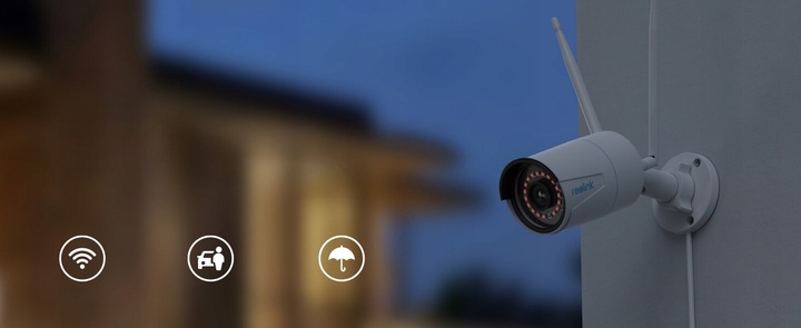 Reolink 5MP Zewnętrzna Kamera IP Bezprzewodowa WIFI 2,4/5GHz detekcja W320