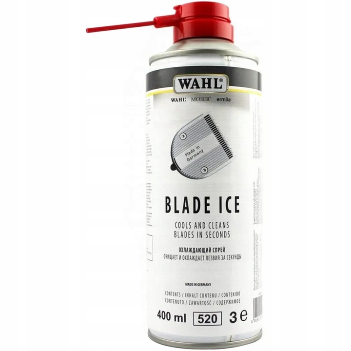 Wahl Blade Ice Spray preparat do chłodzenia i pielęgnacji ostrzy 400ml