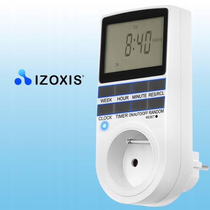 Programator Czasowy Timer Włącznik Wyłącznik Cyfrowy Wyświerlacz LCD Zegar