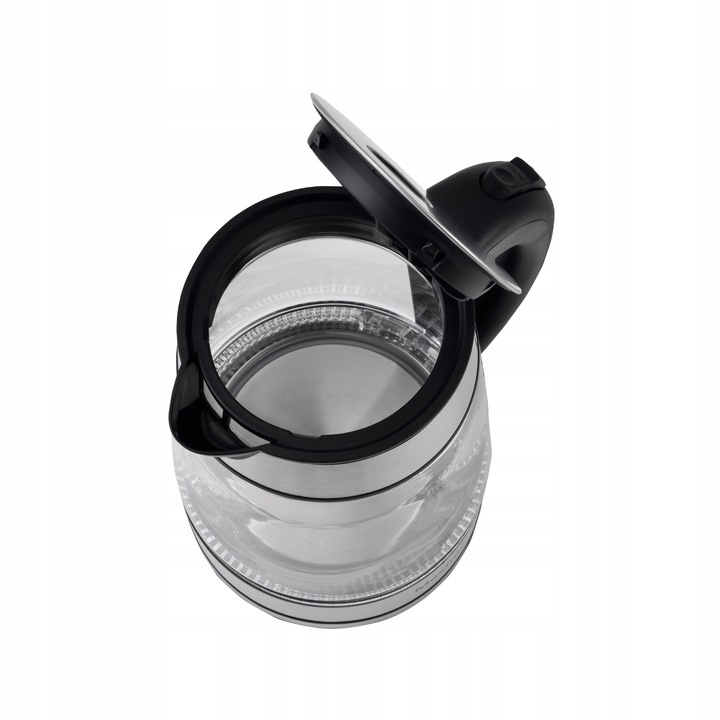 CZAJNIK ELEKTRYCZNY SZKLANY MOCNY 2200W PODŚWIETLANY BEZPRZEWODOWY 1,7 L.