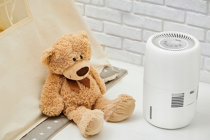 Nawilżacz ewaporacyjny KLARTA Humea White 300ML/H 3L 44M² cichy PZH