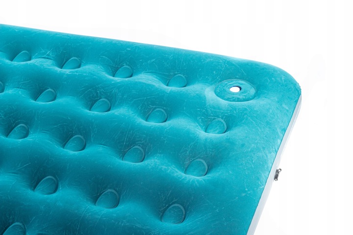 Materac dmuchany Riwall RRD-02 - 191×137×22 cm – welurowy 2-os