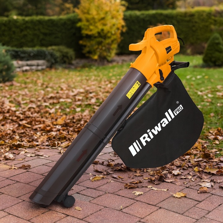 Elektryczna dmuchawa odkurzacz do liści 45L Riwall REBV3200E