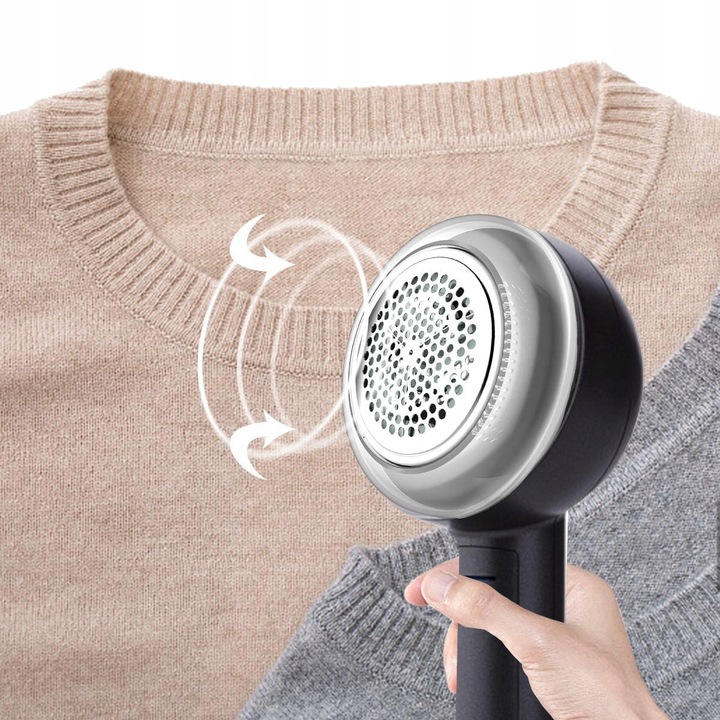 GOLARKA do ubrań swetrów tapicerki DUŻA MOCNA + 2 OSTRZA TNĄCE W ZESTAWIE