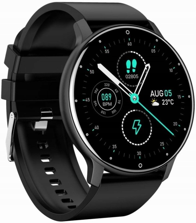 CZARNY SMARTWATCH Gravity GT1-3 PRO INTELIGENTNY CIŚNIENIE TLEN KROKOMIERZ