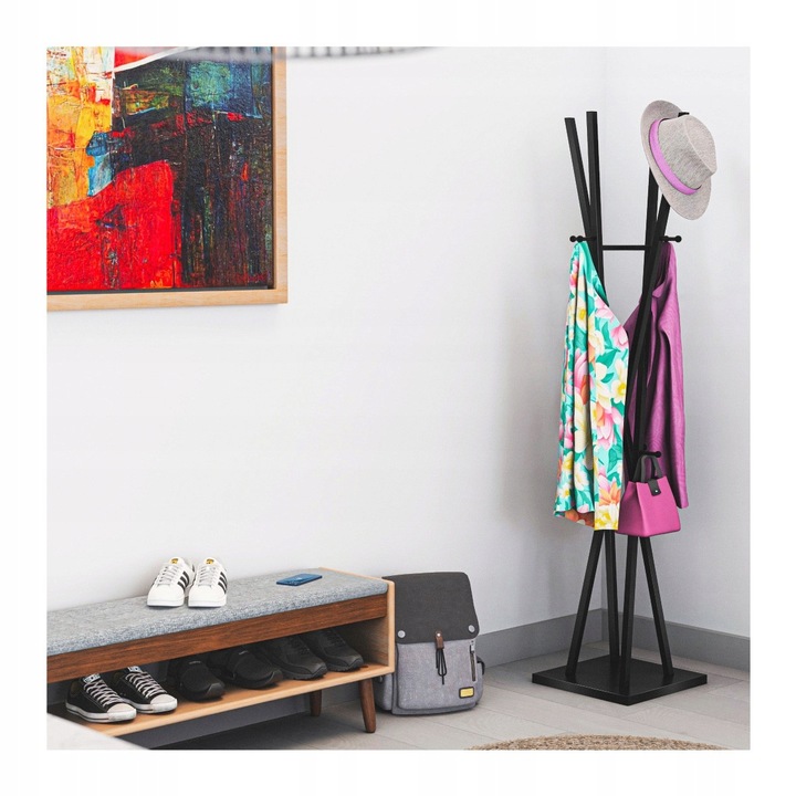 Stojak na ubrania MARK ADLER wieszak na odzież kurtki 12 haczyków