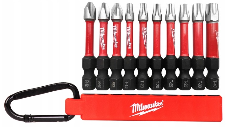 Milwaukee 4932480941 Bity Udarowe TX PZ2 PH2 50mm 10 sztuk