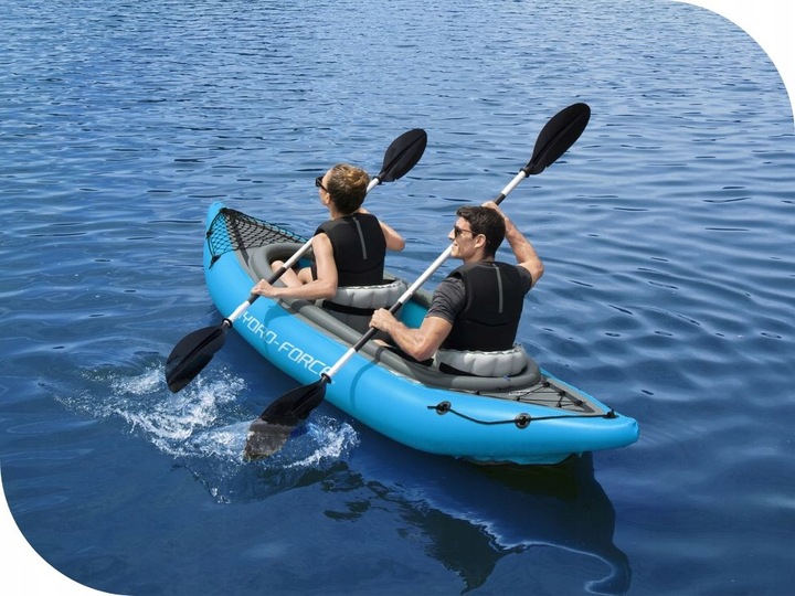 Kajak Dmuchany 2 os. Champion Bestway 65131 Pompka Wiosła Torba MODEL 2024