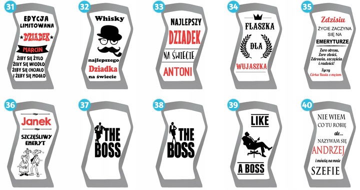 KARAFKA Z GRAWEREM NA PREZENT RÓŻNE OKAZJE 750ml