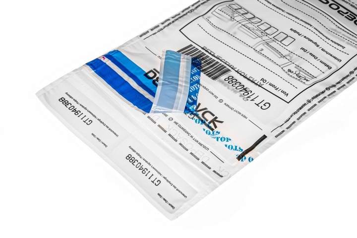 KOPERTY BEZPIECZNE B5 50szt TRANSPARENT