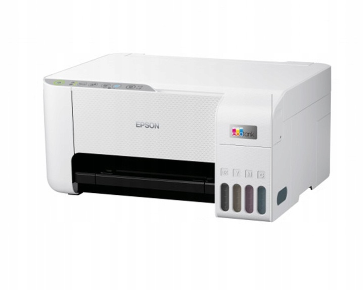 DRUKARKA Atramentowa EPSON EcoTank Biała WIFI 3w1 DRUK SKAN KOPIA + TUSZE
