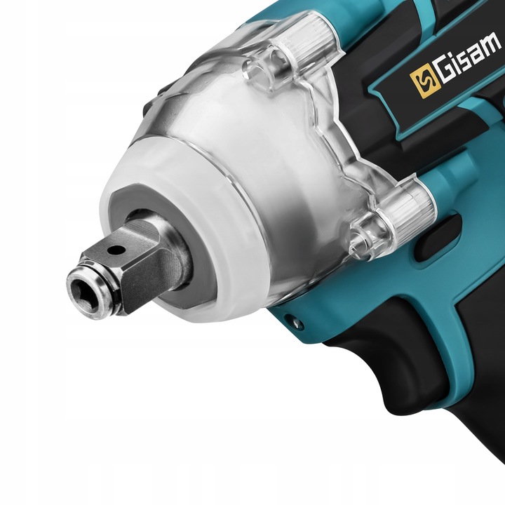 Bezszczotkowy klucz/wkrętarka udarowa 3 w 1 - akumulator, bateria i