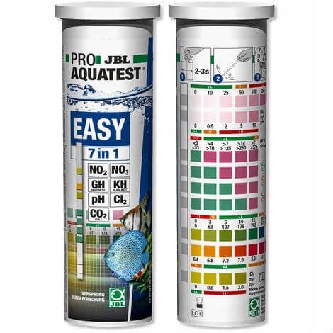 JBL TEST 7W1 50 SZT. PH KH GH NO3 NO2 Cl CO2 7in1