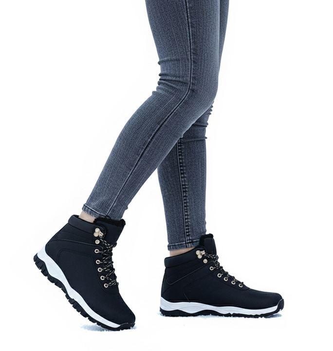 BUTY ZIMOWE DAMSKIE SPORTOWE OCIEPLANE ŚNIEGOWCE P3