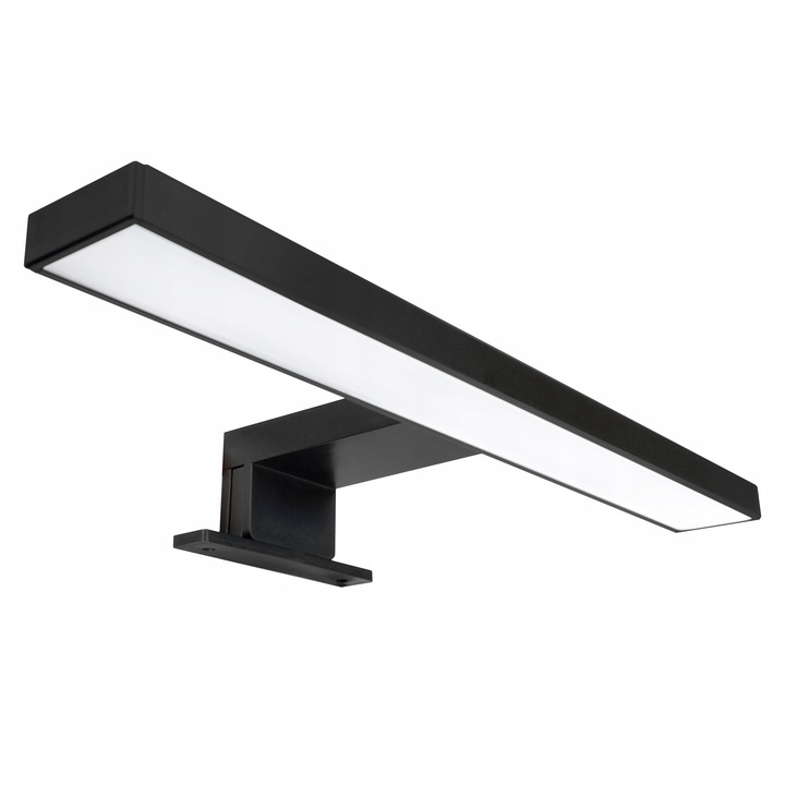 LAMPKA ŁAZIENKOWA NA SZAFKĘ LAMPA NAD LUSTRO LED CZARNY KINKIET