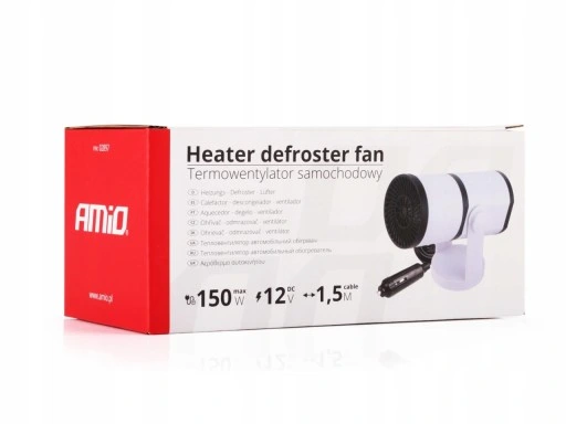 TERMOWENTYLATOR GRZEJNIK SAMOCHODOWY DMUCHAWA 12V