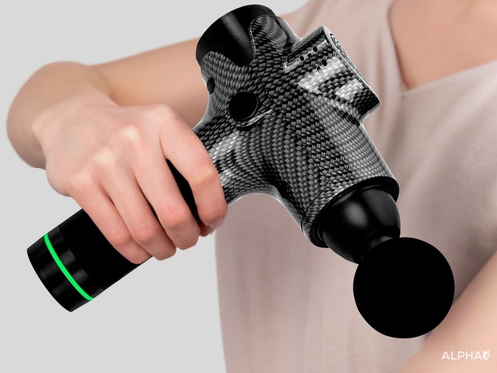 Pistolet do Masażu Alpha Massage Gun Pro - Masażer do Pleców, Ciała i Stóp