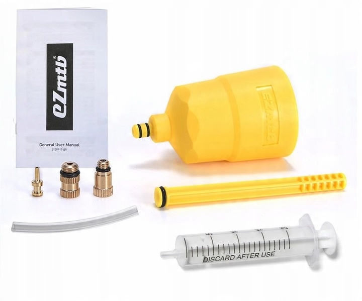 zestaw do odpowietrzania hamulców shimano adaptery met EZmtb + olej 60ml x2