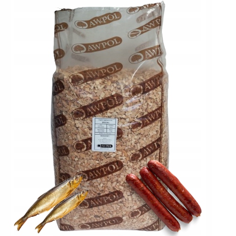 ZRĘBKI WĘDZARNICZE Buk Olcha Bez Dodatków Chemicznych 60 LITRÓW 15kg