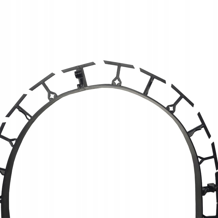 OBRZEŻE OGRODOWE 10m czarny 4,5cm trawnikowe border tworzywo + kotwy