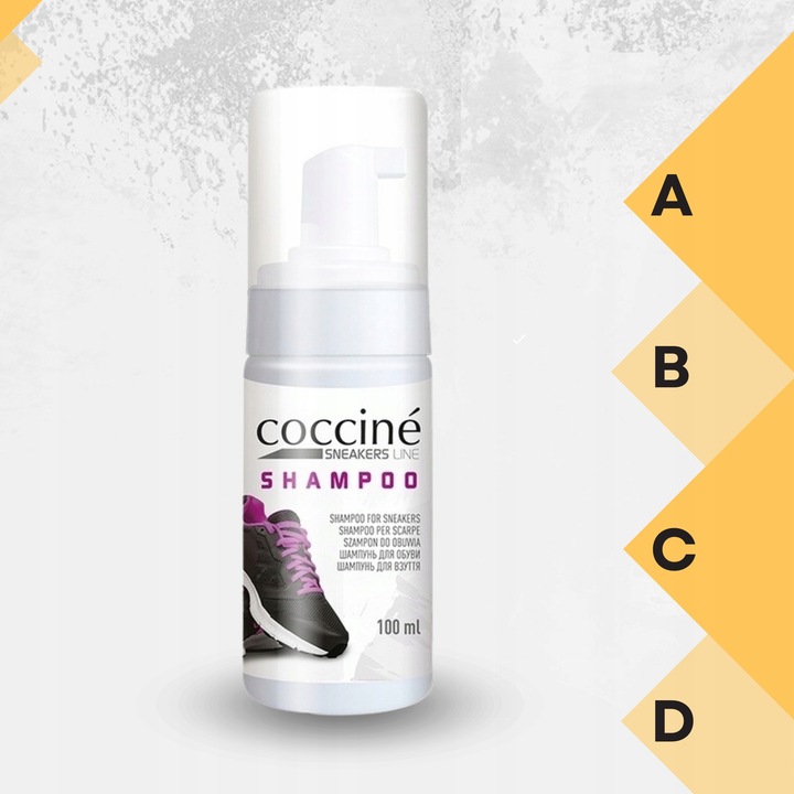Zestaw do Czyszczenia Obuwia Białego Sneakersów Podeszew Coccine 4w1