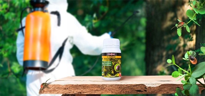 OPRYSK NA KLESZCZE, BARDZO SKUTECZNY ŚRODEK NA KLESZCZE STRONG 250 ML