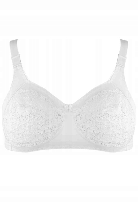 Viki Biustonosz miękki bez fiszbin stanik soft Krystyna 579 biały 85C