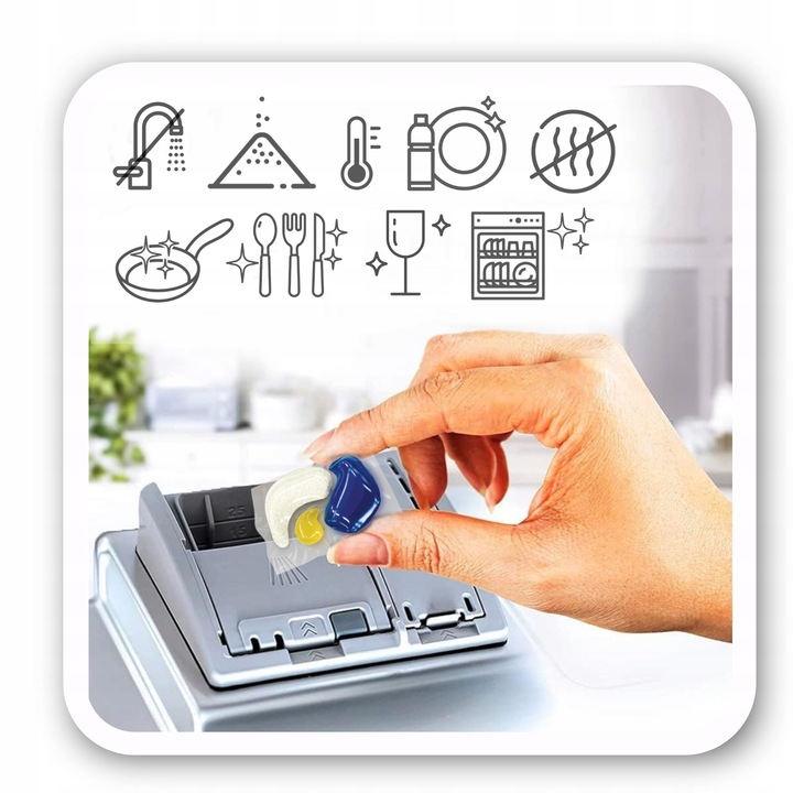 Kapsułki Tabletki do zmywarki All in One Lemon 30 szt Power niemieckie 12w1