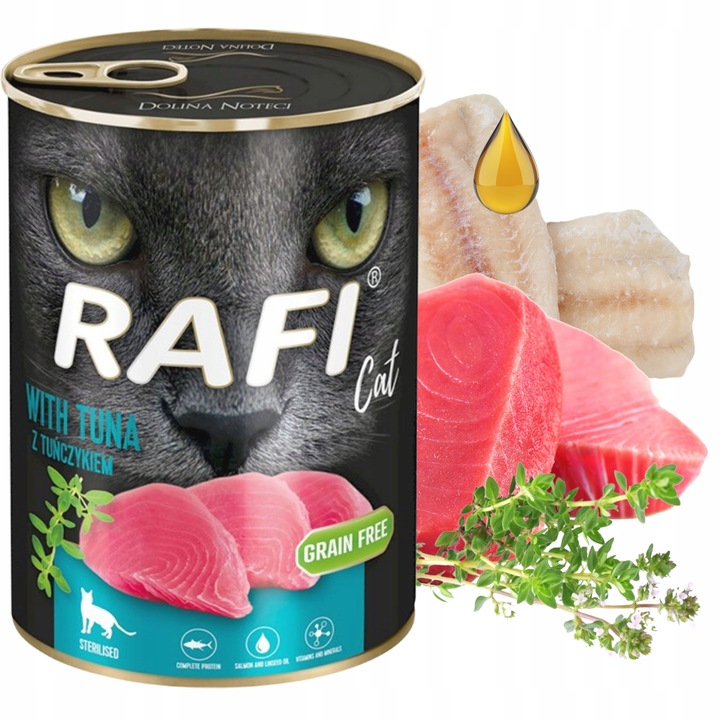 RAFI CAT ADULT MOKRA KARMA DLA KOTA MIX SMAKÓW 12x 400G