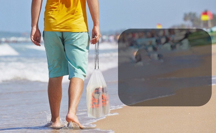 POKROWIEC ETUI WOREK NA BUTY BIELIZNĘ ORGANIZER DO WALIZKI 30X40 CM 10