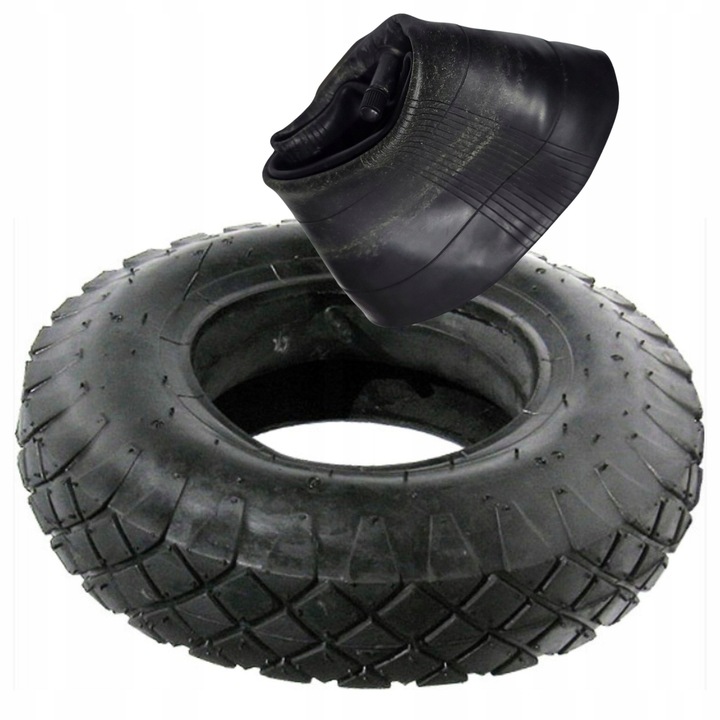 OPONA Z DĘTKĄ KOŁO DO TACZKI 4.80/4.00-8 WÓZKA 4 PR SOLIDNA MOCNA ROMB